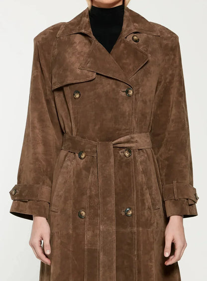 Harlow Trench Coat i ruskind