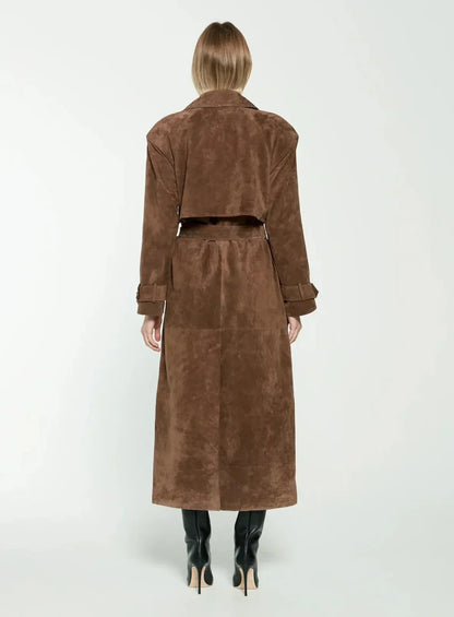 Harlow Trench Coat i ruskind